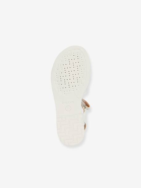 Karly Girls Sandals by GEOX®, for Children brown+white 