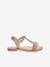 Leather Sandals for Babies, Bada LES TROPEZIENNES® PAR M. BELARBI iridescent beige 