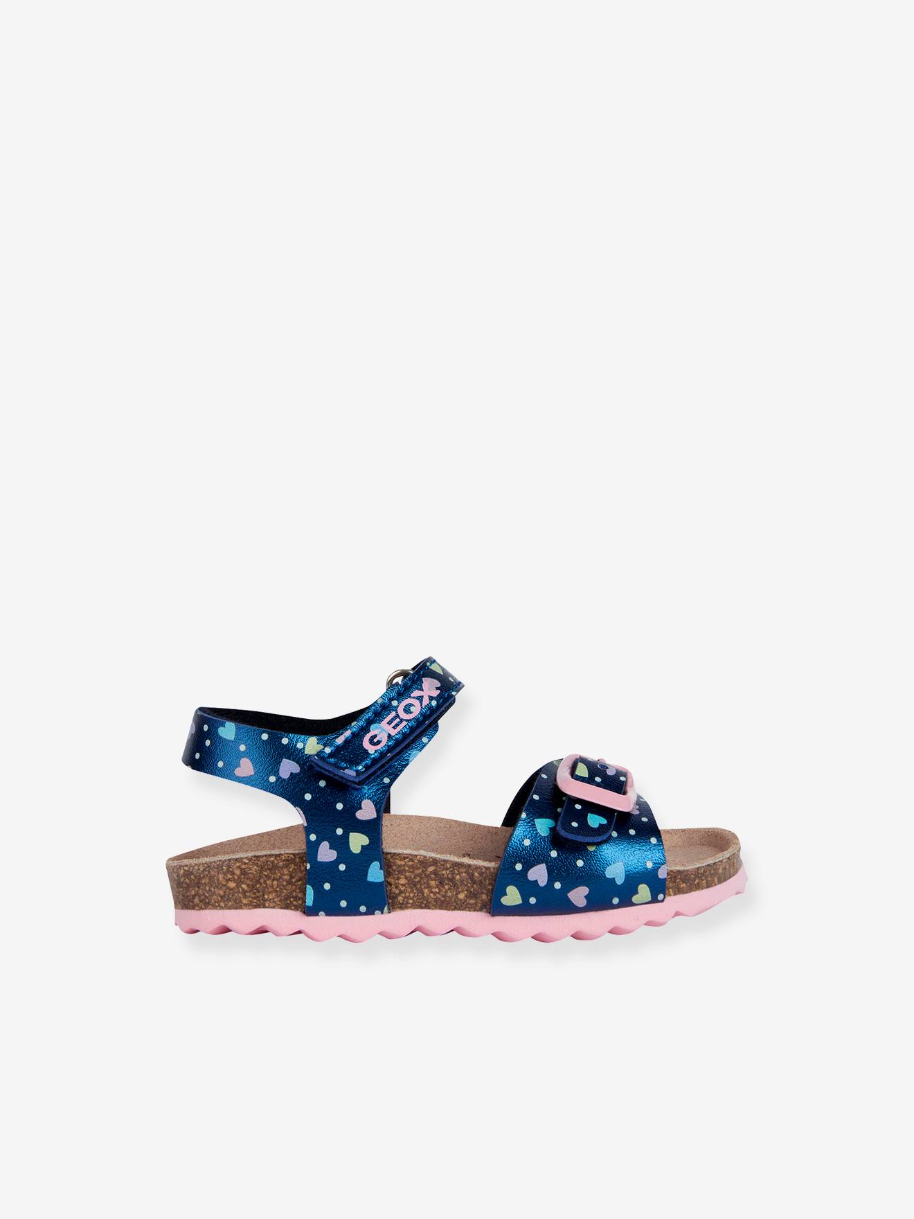 Chalki Girl Sandals by GEOX for Babies navy blue Shoes