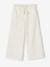 Wide Leg Trousers in Broderie Anglaise, for Girls ecru 