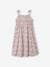 Strappy Midi-Length Dress for Girls blue+ecru+multicoloured+printed white+sky blue 