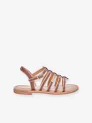 Shoes-Girls Footwear-Leather Sandals for Kids, Monzar by LES TROPEZIENNES® PAR M. BELARBI