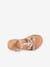 Leather Sandals for Kids, Biron by LES TROPEZIENNES® PAR M. BELARBI printed beige 