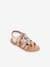 Leather Sandals for Babies, Badox by LES TROPEZIENNES® PAR M. BELARBI gold 