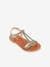 Leather Sandals for Babies, Badazar by LES TROPEZIENNES® PAR M. BELARBI green 