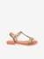 Leather Sandals for Babies, Badazar by LES TROPEZIENNES® PAR M. BELARBI green 