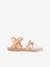 Leather Sandals for Kids, Inaya by LES TROPEZIENNES® PAR M. BELARBI beige 