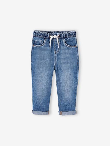 Denim Trousers, Elasticated Waistband, for Babies brut denim 