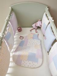 Bedding & Decor-Modular Cot/Playpen Bumper in Organic* Cotton Gauze, Cottage