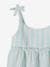 Dress with Straps & Shimmery Stripes for Girls pale blue 