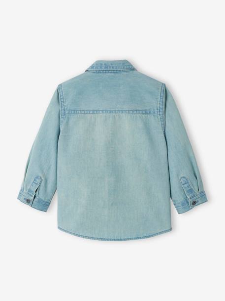 Denim Shirt for Baby Boys Bleached Denim 