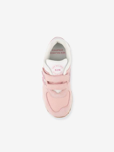 Trainers with Hook-&-Loop Straps for Children, PV574CH1 by NEW BALANCE® rose 