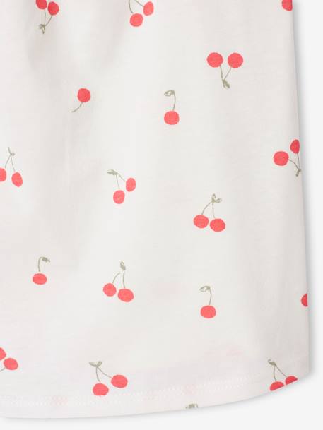 Pack of 3 Basics Tops with Thin Straps, for Girls peach+raspberry pink 