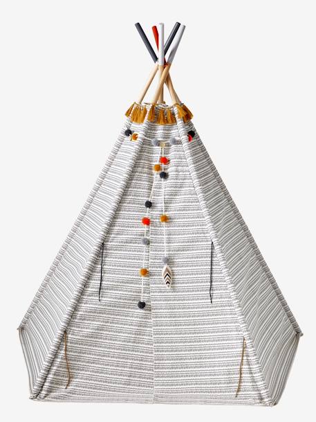 Reversible Tipi - Wood FSC® Certified caramel+Multi 