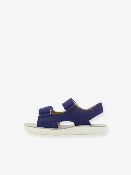 Sandals for Children, Goa Boy by SHOO POM® blue+caramel 