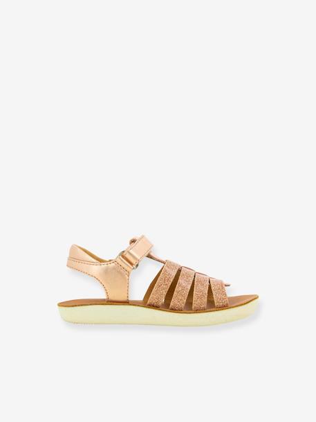 Sandals for Children, Goa Multi by SHOO POM® ecru+iridescent copper 