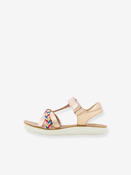 Goa Salome Sandals by SHOO POM® caramel+iridescent copper 