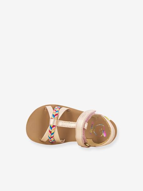 Goa Salome Sandals by SHOO POM® caramel+iridescent copper 