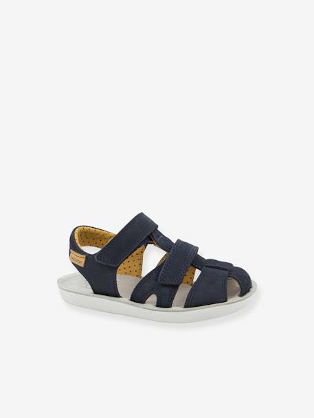 Sandals for Children, Goa Newby SHOO POM® dark brown+navy blue 