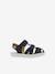 Sandals for Children, Goa Newby SHOO POM® dark brown+navy blue 