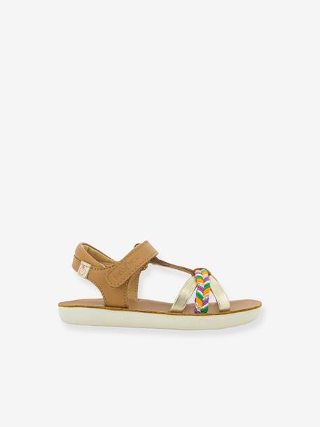 Goa Salome Sandals by SHOO POM® caramel+iridescent copper 