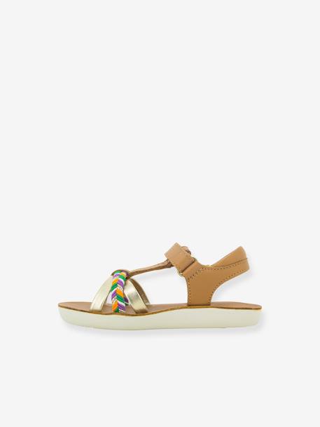 Goa Salome Sandals by SHOO POM® caramel+iridescent copper 