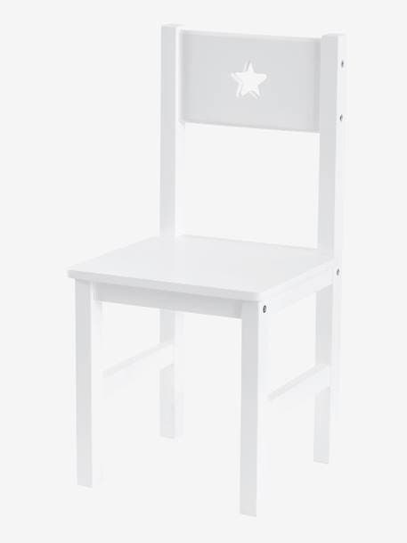 Children's Chair, Seat H. 30 cm, Sirius Theme Grey+White 