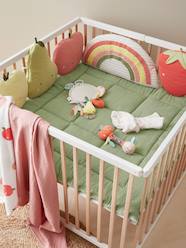 Bedding & Decor-Cot bumper/Playpen Bumper, Apple