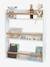 Bookcase with 3 Levels Wood/White 