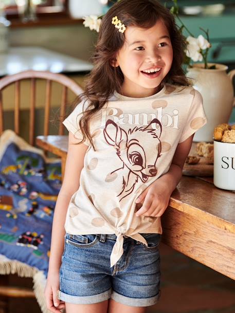 Bambi T-Shirt for Girls by Disney® marl beige 