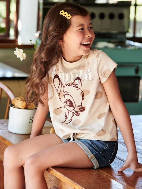 Bambi T-Shirt for Girls by Disney® marl beige 