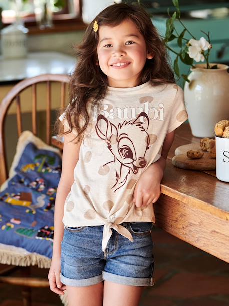 Bambi T-Shirt for Girls by Disney® marl beige 