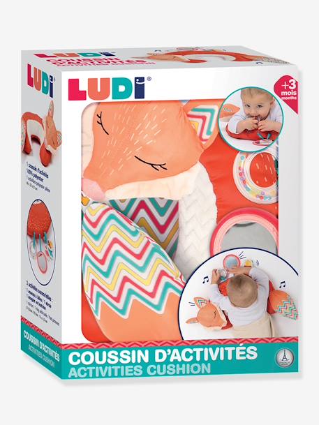 Fox Activity Cushion, LUDI orange 