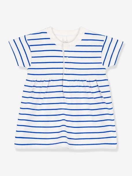 Dress + Short Sleeve Bodysuit, by Petit Bateau white 