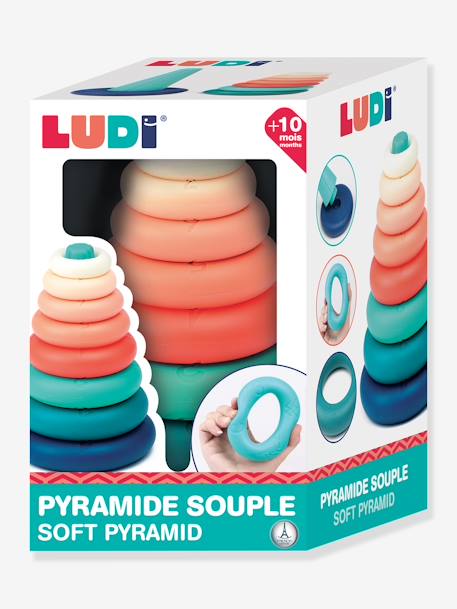 Ring Pyramid, LUDI multicoloured 