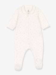 -Zipped Sleepsuit in Organic Cotton, by PETIT BATEAU