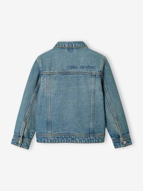 Revamped Denim Jacket, for Boys Denim Blue 