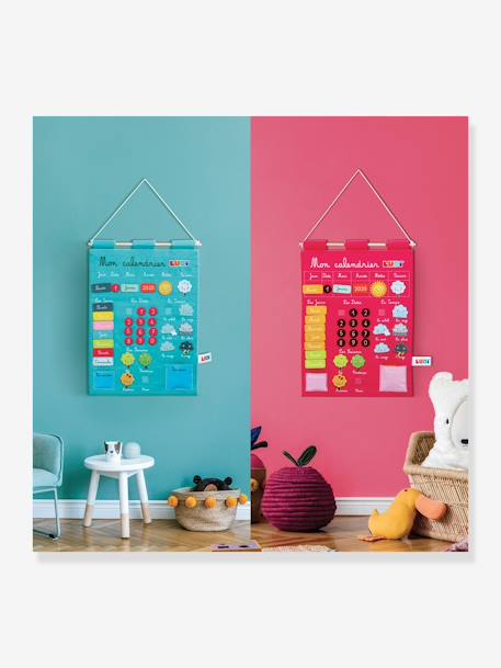 Basic LUDI calendar blue+rose 