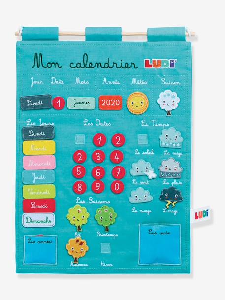 Basic LUDI calendar blue+rose 