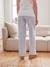 Striped Wide-Leg Trousers, for Maternity chambray blue 