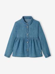 Girls-Blouse in Lightweight Denim for Girls