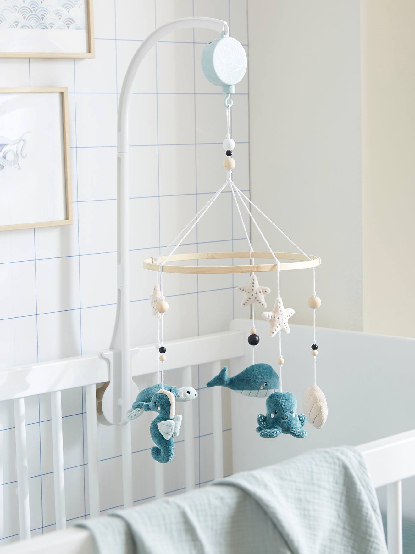 Ocean themed crib orders mobile