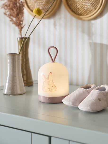 Portable Night Light, Rabbit PINK LIGHT SOLID WITH DESIGN 