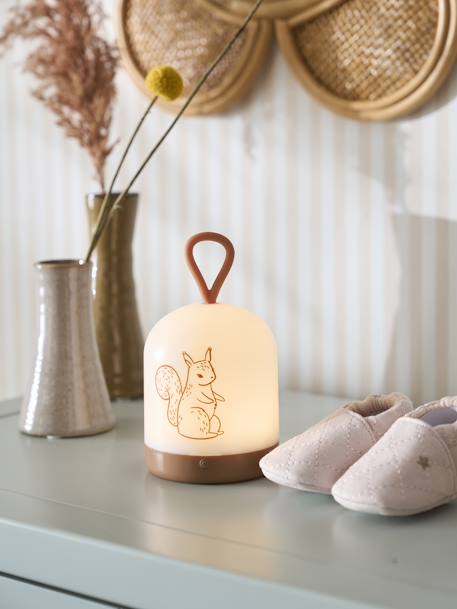 Portable Night Light, Squirrel BROWN MEDIUM SOLID WITH DESIGN 