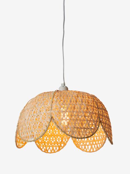 Hanging Lampshade in Cane, Countryside golden beige 