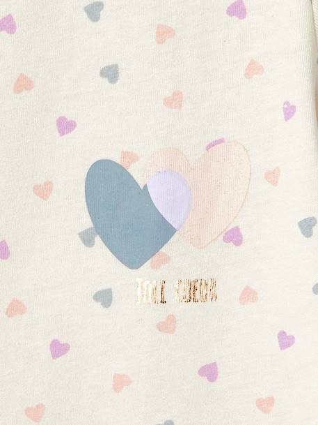 Pack of 2 Nighties with Hearts soft lilac 