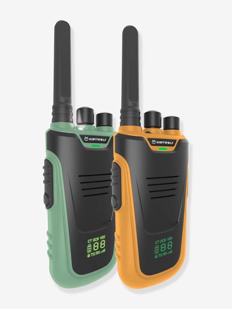 Kidytalk - Rechargeable Walkie-Talkie - KIDYWOLF blue+green 