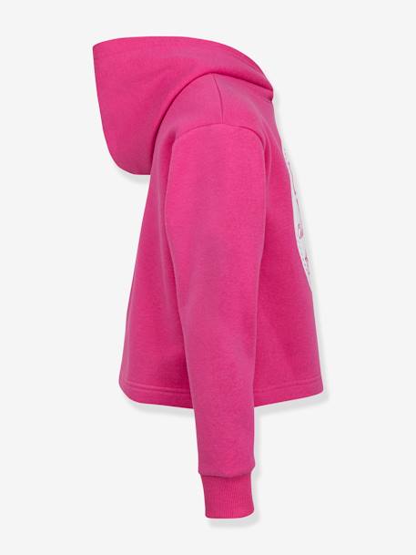 Hooded Sweatshirt, Chuck Patch Cropped Hoodie by CONVERSE rose 