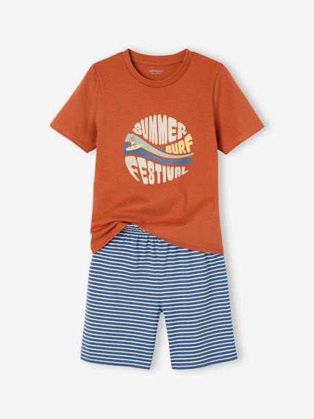 Pack of 2 'Summer Surf' Pyjamas for Boys denim blue 