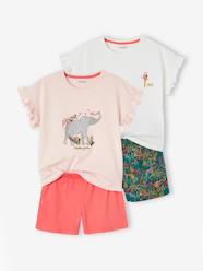 Pack of 2 Basics "Wild" Pyjamas for Girls